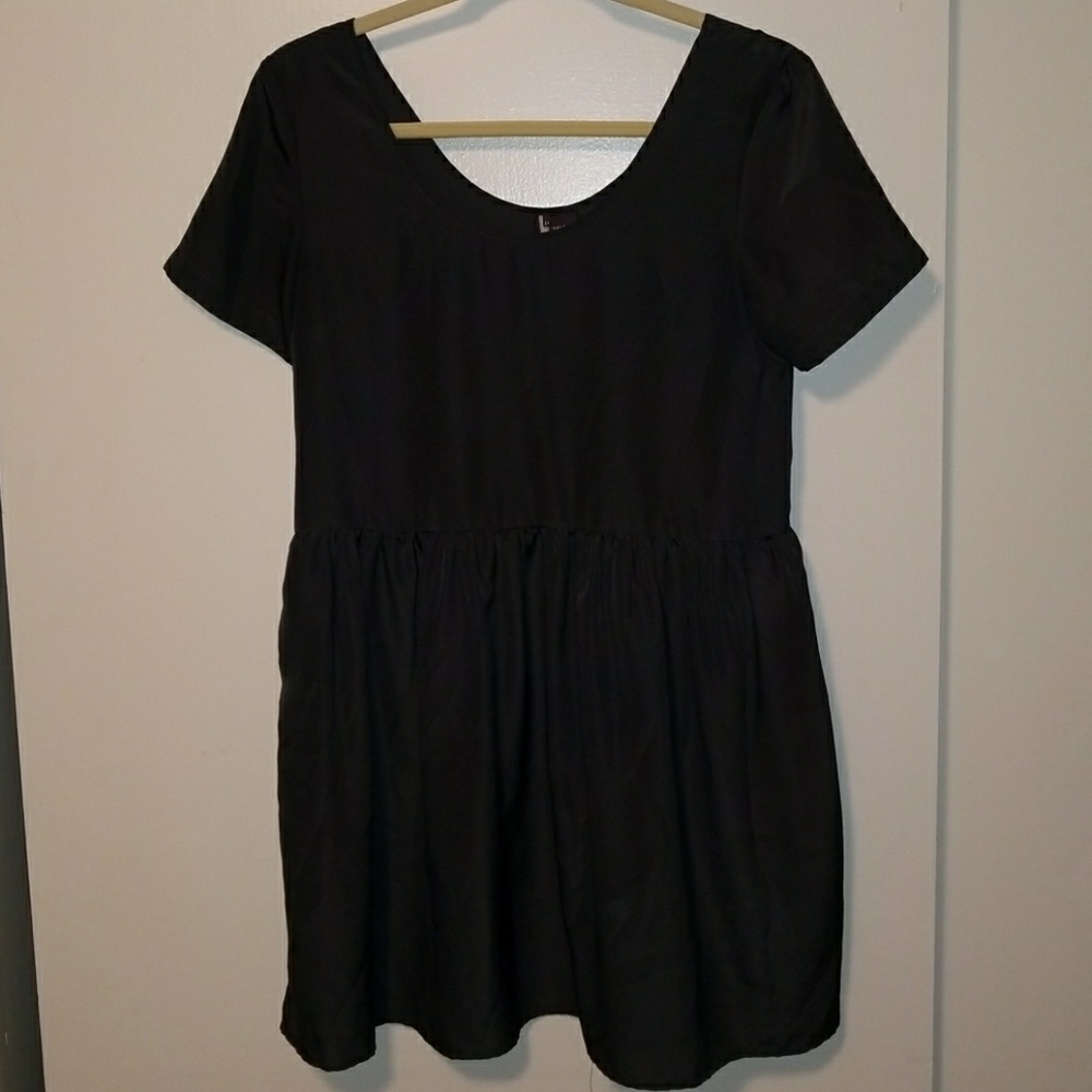 Urban Outfitters Charcoal grey baby doll dress